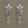 American Diamond Classic Earring with Carat Plating