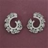 American Diamond Classic Earring with Black Plating
