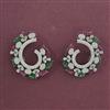 American Diamond Classic Earring with Black Plating