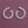 American Diamond Classic Earring with Rhodium Plating 2 Tone Plating Mehndi Plating