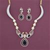 American Diamond Classic Necklace with Carat Plating