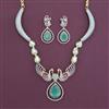 American Diamond Classic Necklace with Carat Plating