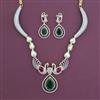 American Diamond Classic Necklace with Carat Plating