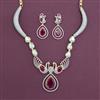American Diamond Classic Necklace with Carat Plating