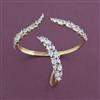American Diamond Classic Kada with Rhodium Plating Carat Plating