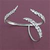 American Diamond Classic Kada with Rhodium Plating Carat Plating