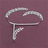 American Diamond Classic Kada with Rhodium Plating Carat Plating