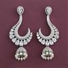 American Diamond Classic Earring with Rhodium Plating Carat Plating