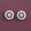 American Diamond Tops with Rhodium Plating 2 Tone Plating