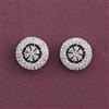 American Diamond Tops with Rhodium Plating 2 Tone Plating