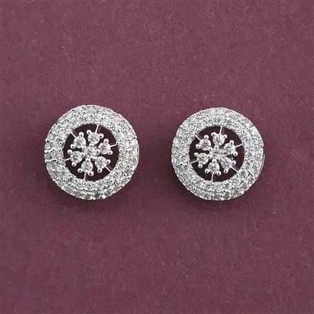 American Diamond Tops with Rhodium Plating 2 Tone Plating