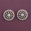 American Diamond Tops with Rhodium Plating 2 Tone Plating