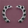 American Diamond Earcuff with Rhodium Plating