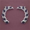 American Diamond Earcuff with Rhodium Plating