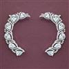 American Diamond Earcuff with Rhodium Plating