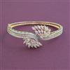 American Diamond Openable kada with 2 Tone Plating