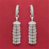 American Diamond Classic Earring with Rhodium Plating Carat Plating