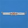 American Diamond Adjustable Bracelet with Carat Plating