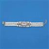 American Diamond Adjustable Bracelet with Carat Plating