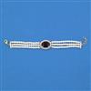 American Diamond Adjustable Bracelet with Carat Plating