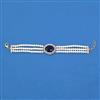 American Diamond Adjustable Bracelet with Carat Plating