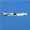 American Diamond Adjustable Bracelet with Carat Plating