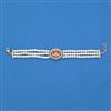 American Diamond Adjustable Bracelet with Carat Plating