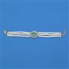 American Diamond Adjustable Bracelet with Carat Plating