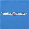 American Diamond Adjustable Bracelet with Carat Plating