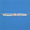 American Diamond Adjustable Bracelet with Carat Plating