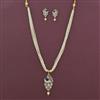 American Diamond Peacock Pendant Set With 2 Tone Plating