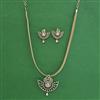 American Diamond Classic Pendant Set with Mehndi Plating