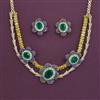 American Diamond Classic Necklace with Carat Plating