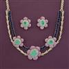 American Diamond Classic Necklace with Carat Plating