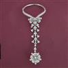 American Diamond Classic Hath Pan with Rhodium Plating