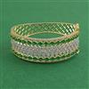 American Diamond Openable kada with 2 Tone Plating