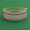 American Diamond Openable kada with 2 Tone Plating