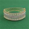 American Diamond Openable kada with 2 Tone Plating
