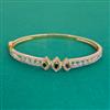 American Diamond Openable kada with 2 Tone Plating