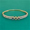 American Diamond Openable kada with 2 Tone Plating