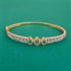 American Diamond Openable kada with 2 Tone Plating