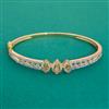 American Diamond Openable kada with 2 Tone Plating
