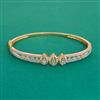 American Diamond Openable kada with 2 Tone Plating
