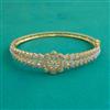 American Diamond Openable kada with Rhodium Plating 2 Tone Plating Mehndi Plating