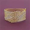 American Diamond Broad Kada with 2 Tone Plating