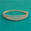 American Diamond Openable kada with Rhodium Plating 2 Tone Plating Mehndi Plating