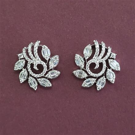 American Diamond Tops with Rhodium Plating 2 Tone Plating Carat Plating