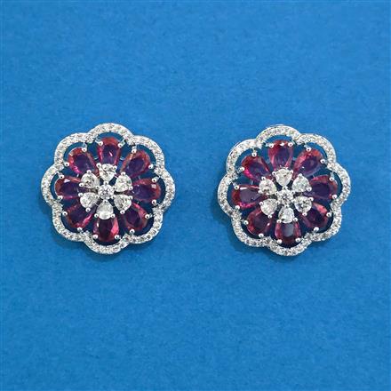 American Diamond Tops with Rhodium Plating