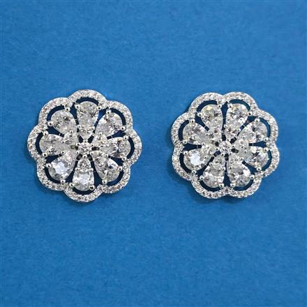 American Diamond Tops with Rhodium Plating