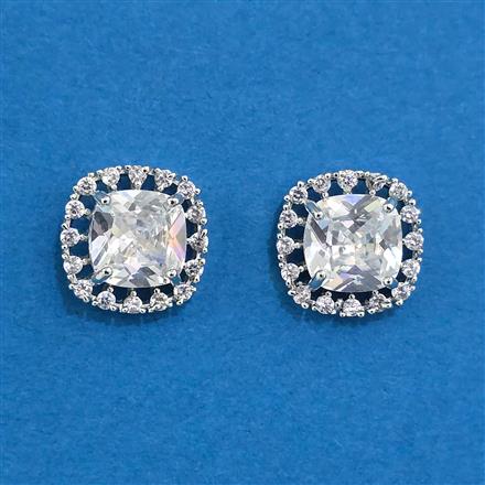 American Diamond Tops with Rhodium Plating
